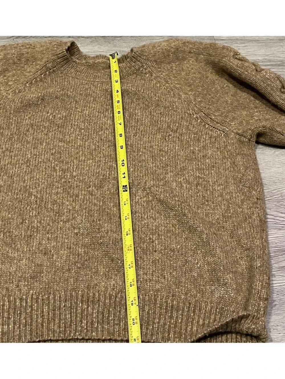 IRO Paris Mystic Camel Alpaca Blend Lace Up Sleeve Knit Sweater Medium M  $495